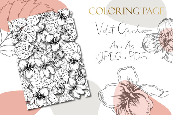 Download Printable Digital Floral Coloring Page 3 - Premium Resources