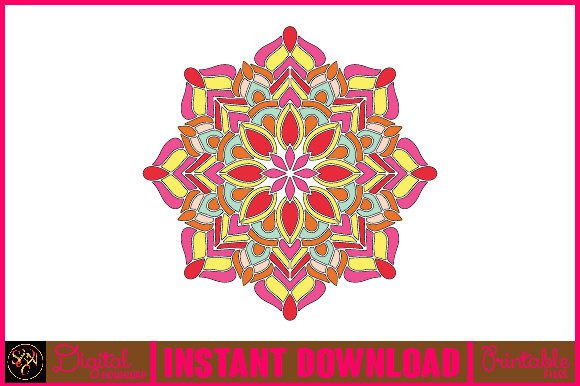 Download Mandala 3D Layered SVG Cut File-198 - Premium Bundle