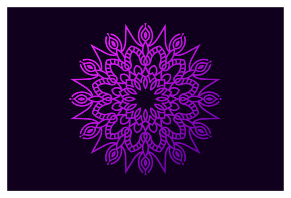 Download Gradient Colorful Isolated Mandala - Colorful Collection
