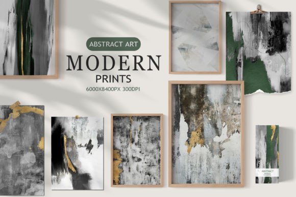 Download Abstract Art Print, Wall Art, Black - Art print Collection