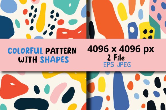 Download Colorful Pattern with Shapes - Colorful pattern Collection