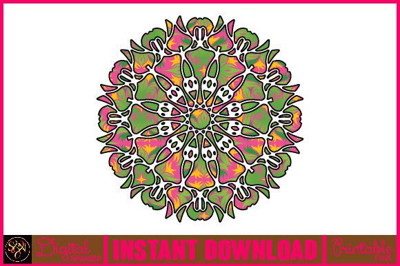 Download Mandala 3D Layered SVG Cut File-200 - Premium Resources