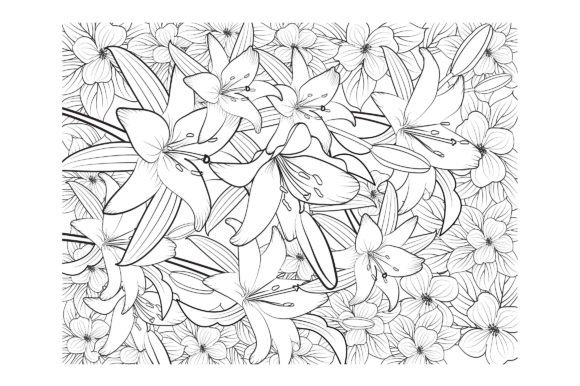 Download Floral Coloring Page Book for Adults - Floral coloring page Collection